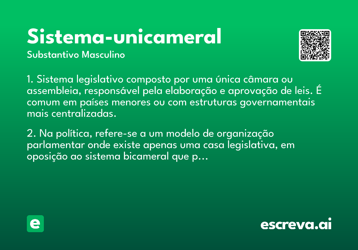 sistema-unicameral