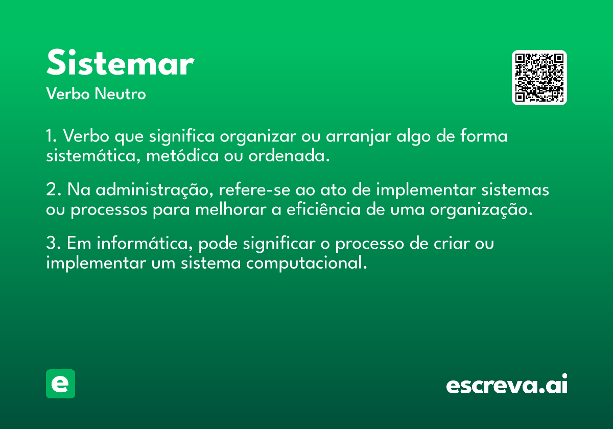 sistemar