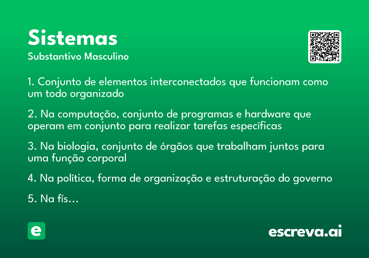sistemas