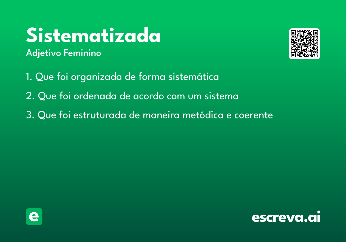 sistematizada
