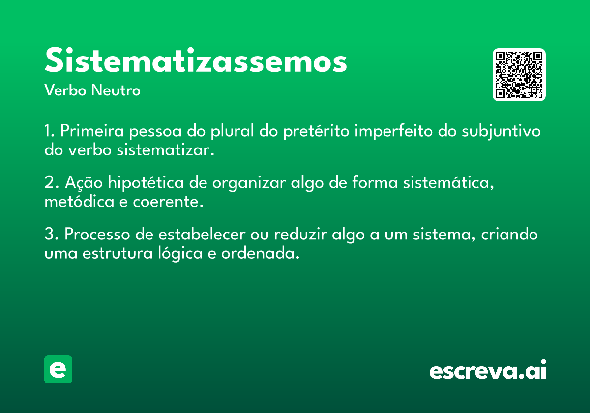 sistematizassemos