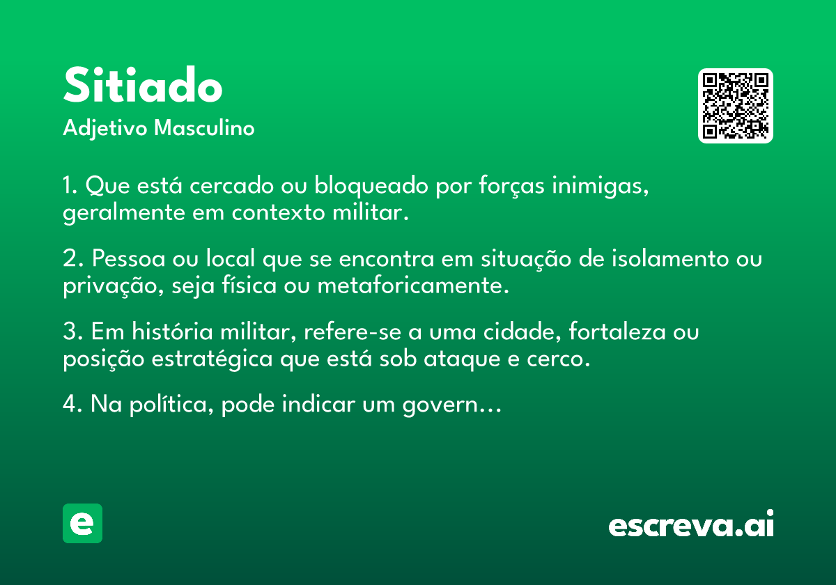 sitiado