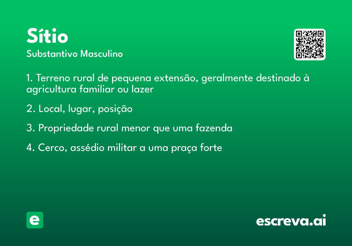 sítio