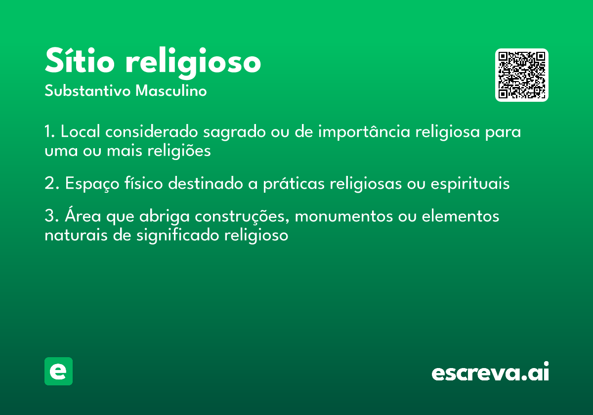 sítio religioso