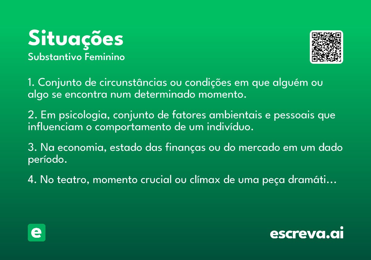 situações