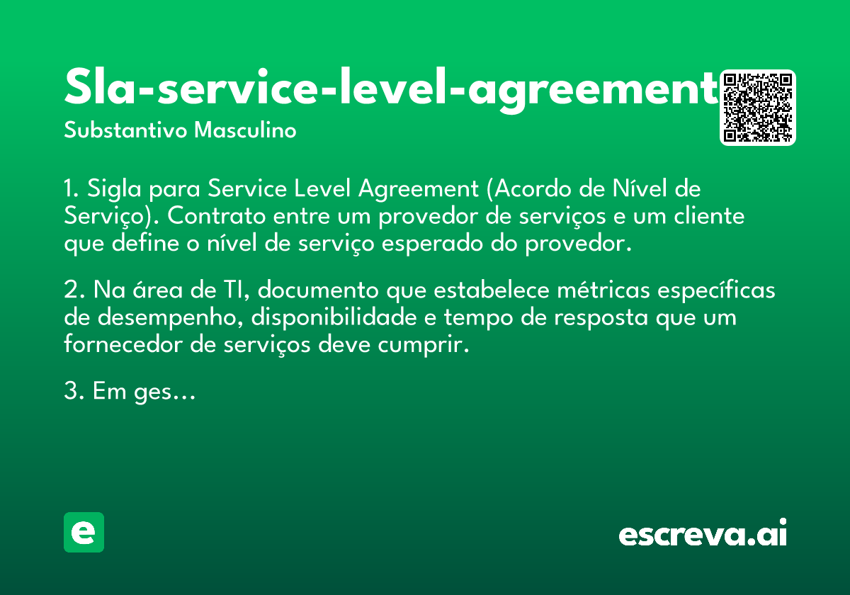 sla-service-level-agreement