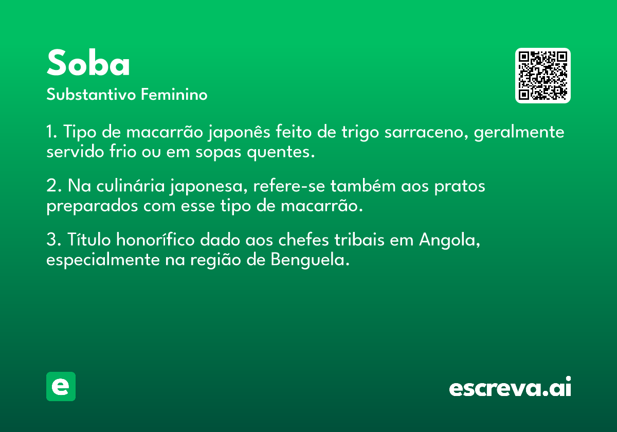 soba