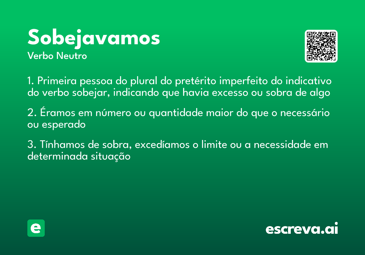 sobejavamos