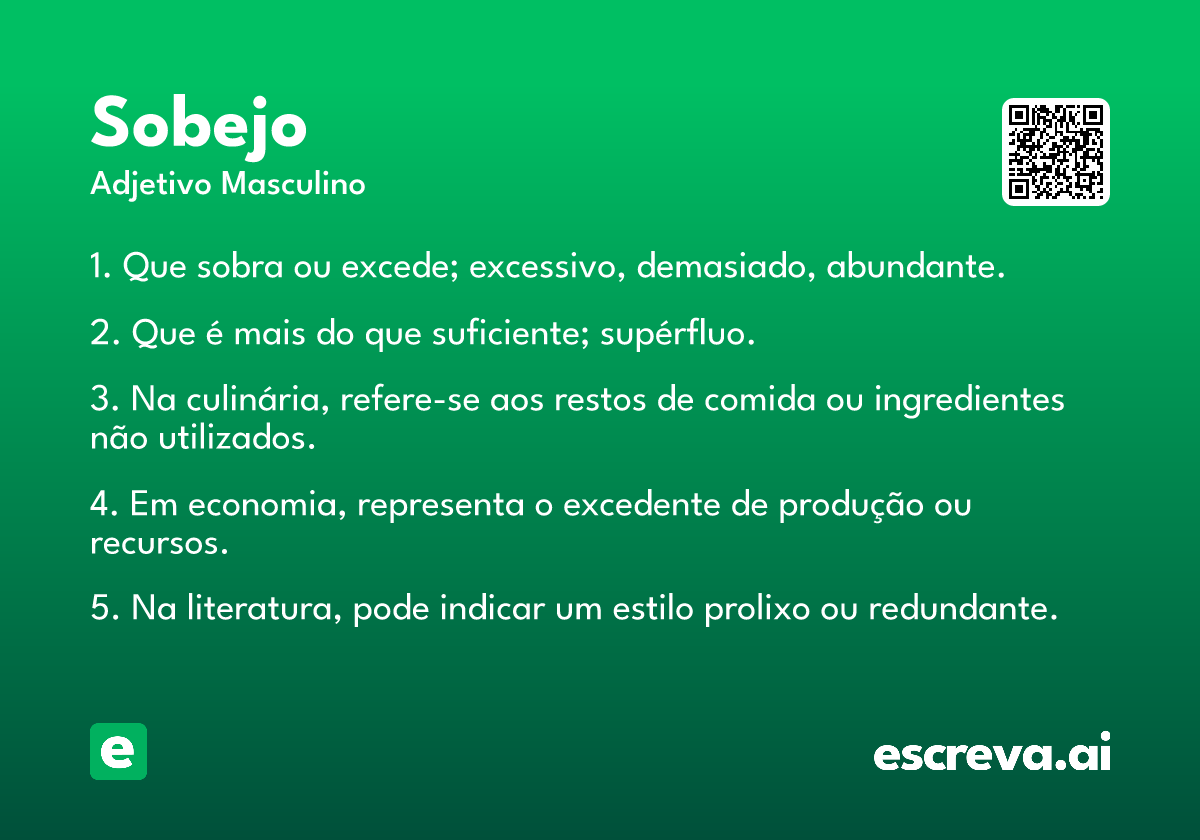 sobejo