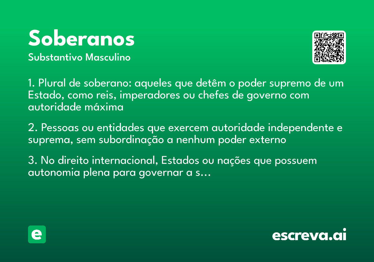 soberanos