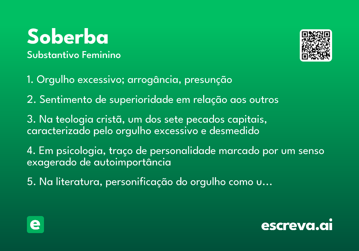 soberba