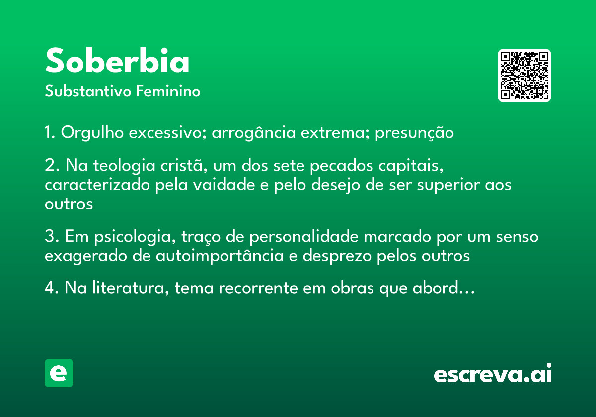 soberbia