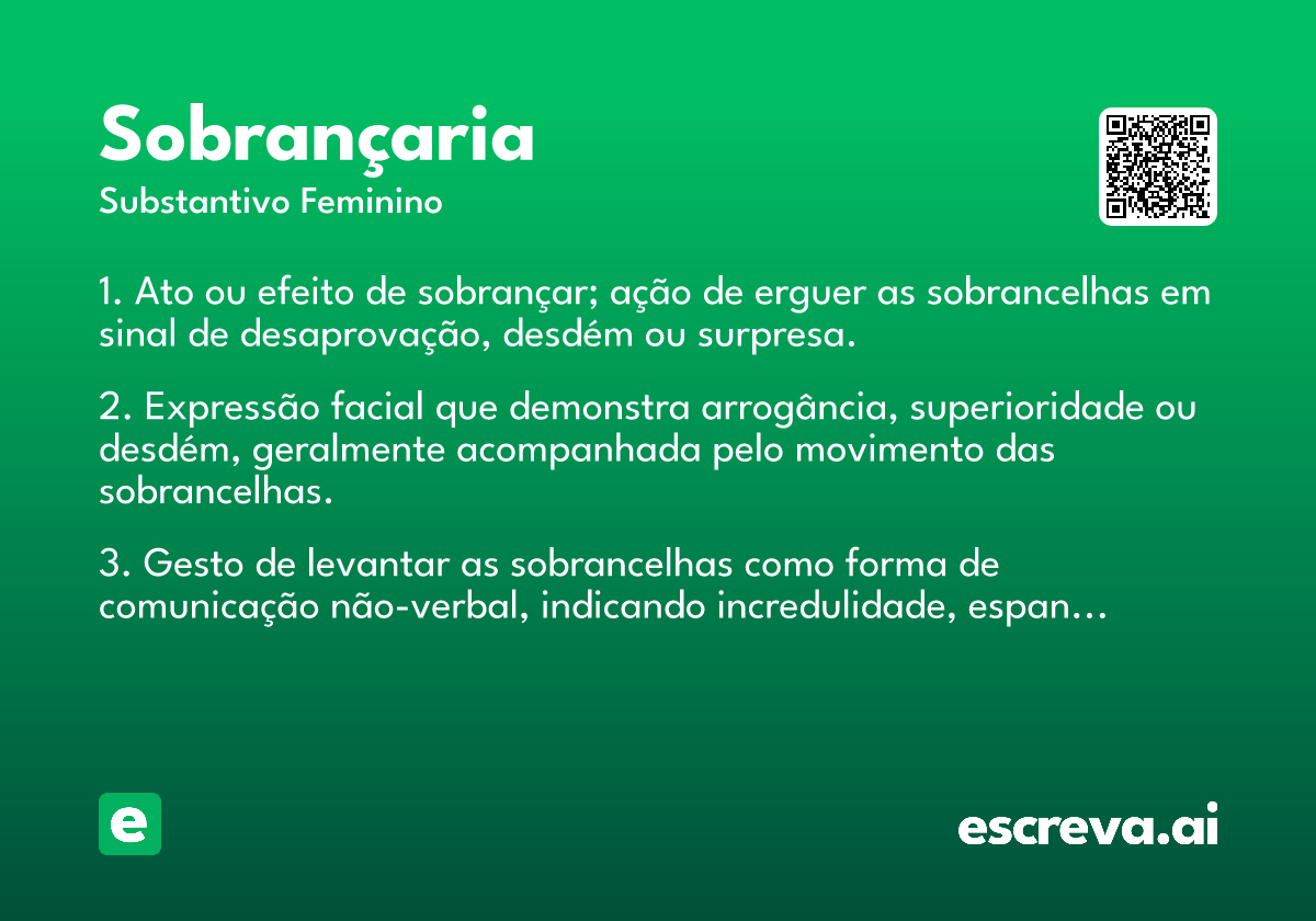 sobrançaria