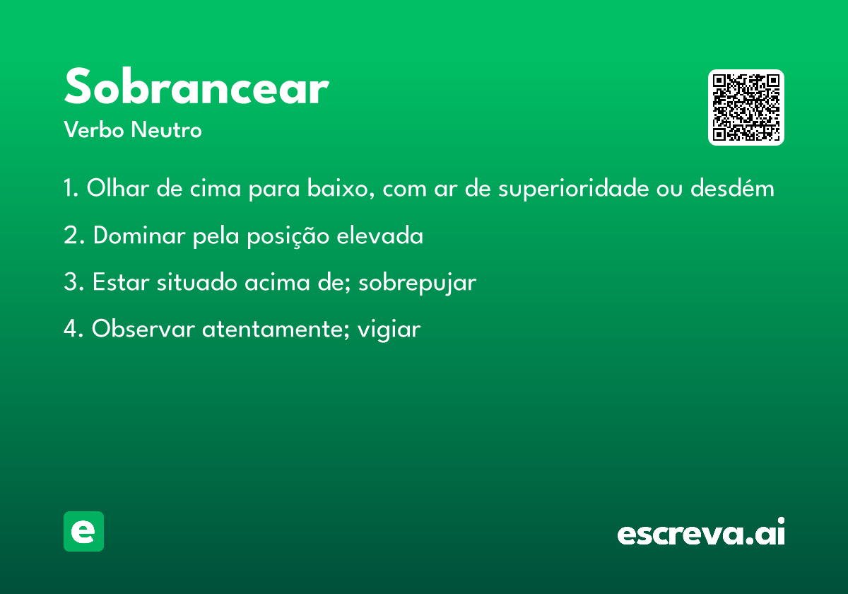 sobrancear