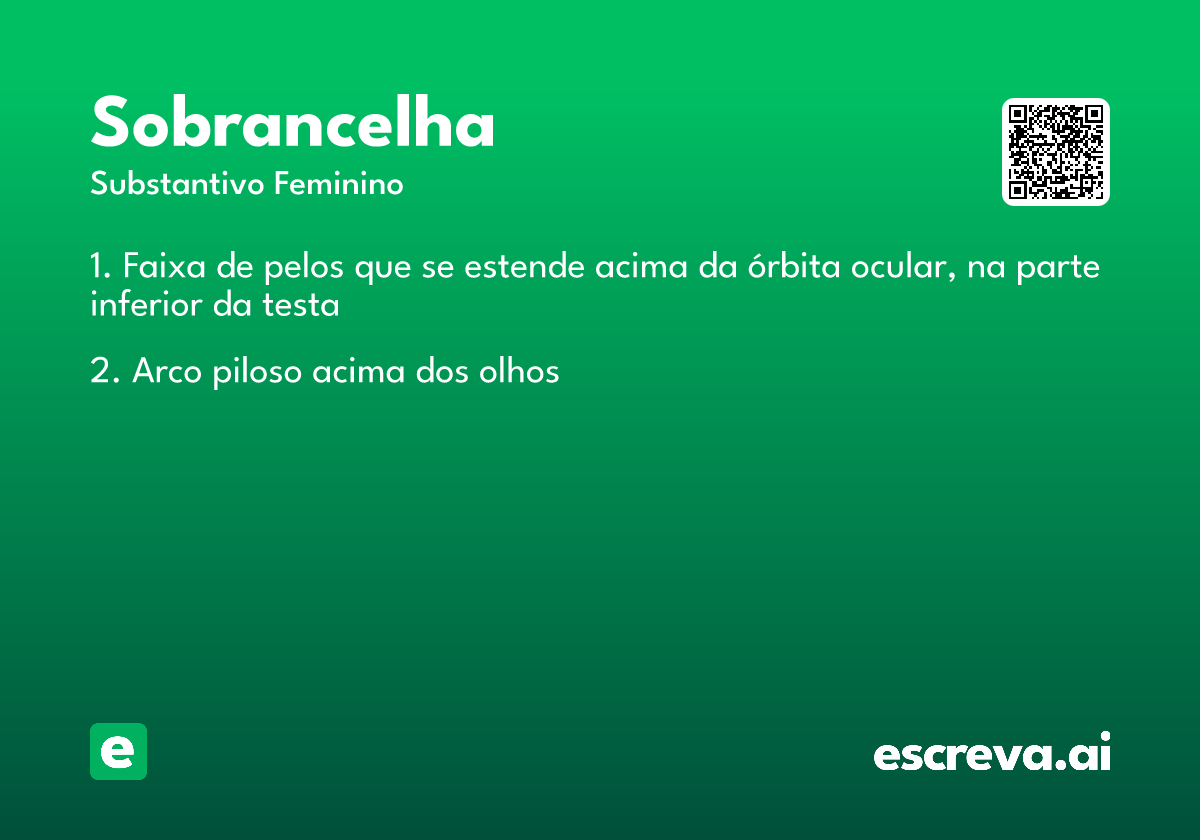 sobrancelha
