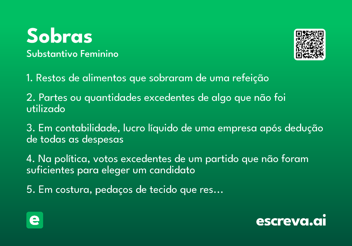 sobras