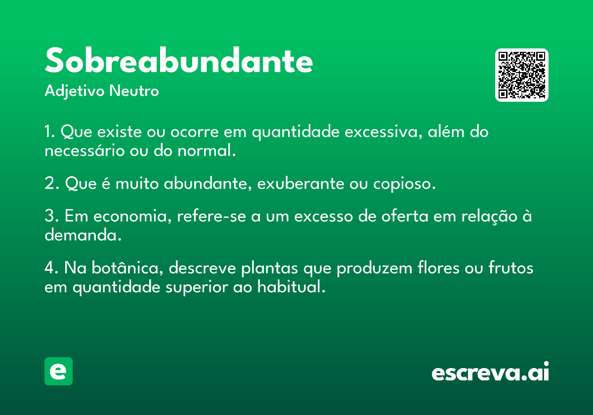 sobreabundante