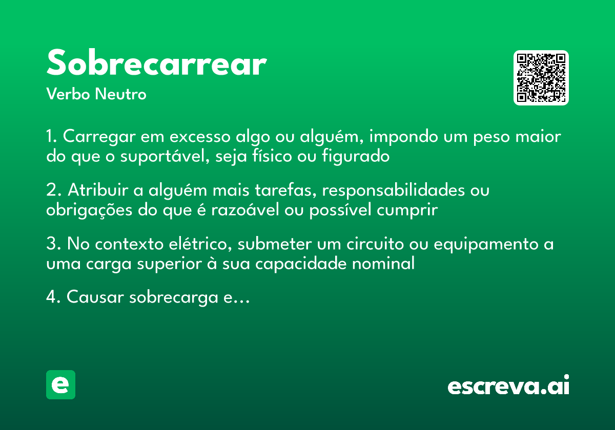 sobrecarrear