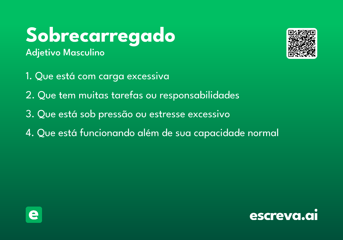 sobrecarregado