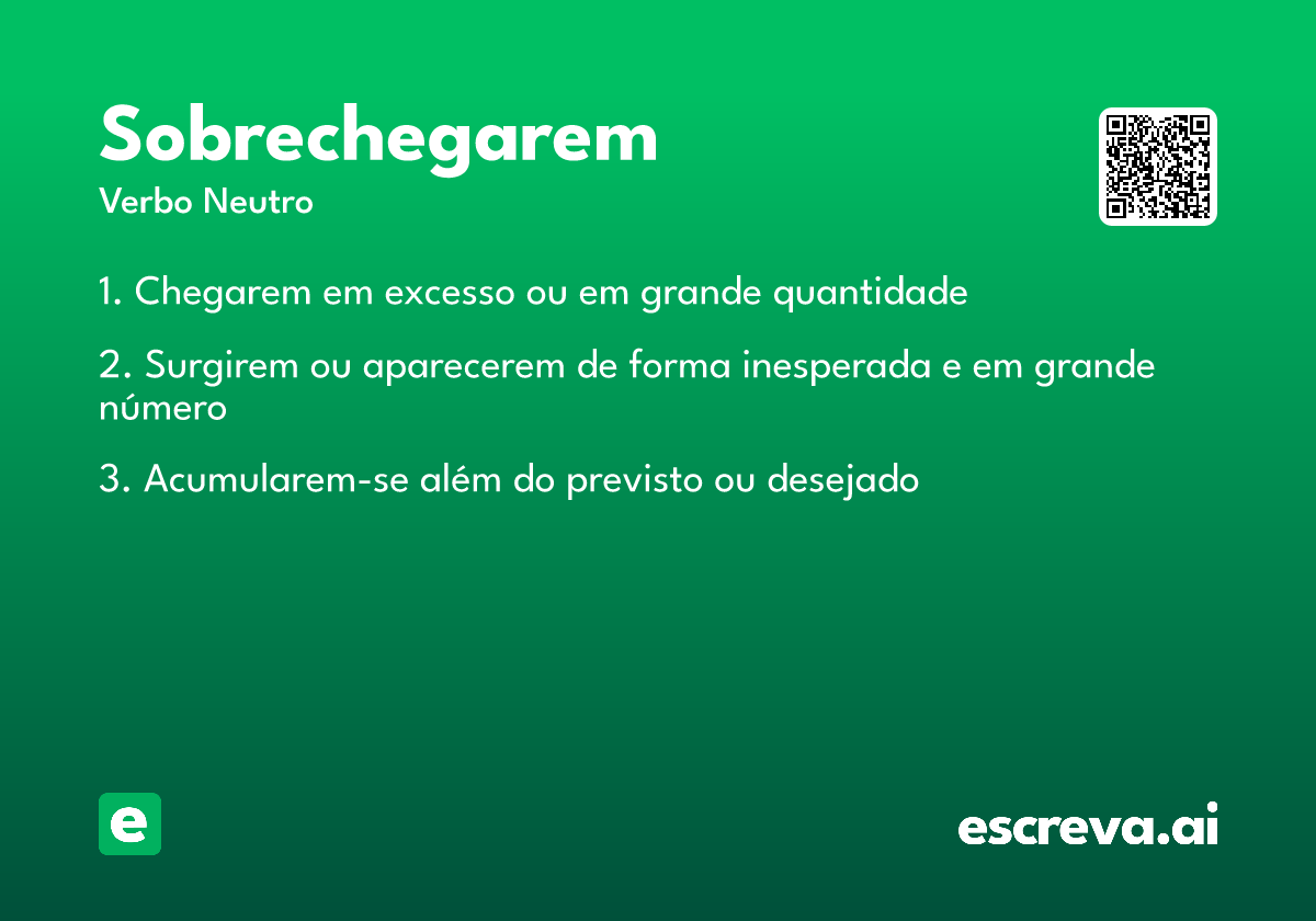 sobrechegarem