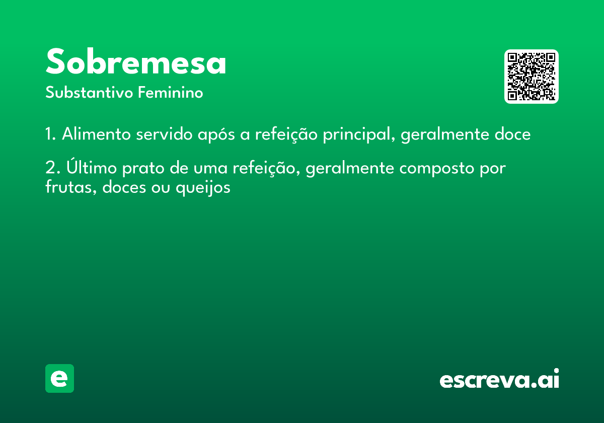 sobremesa
