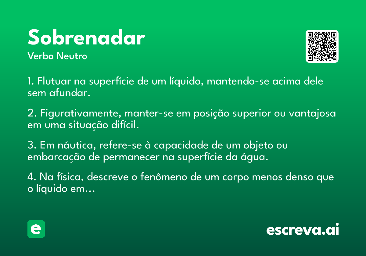 sobrenadar