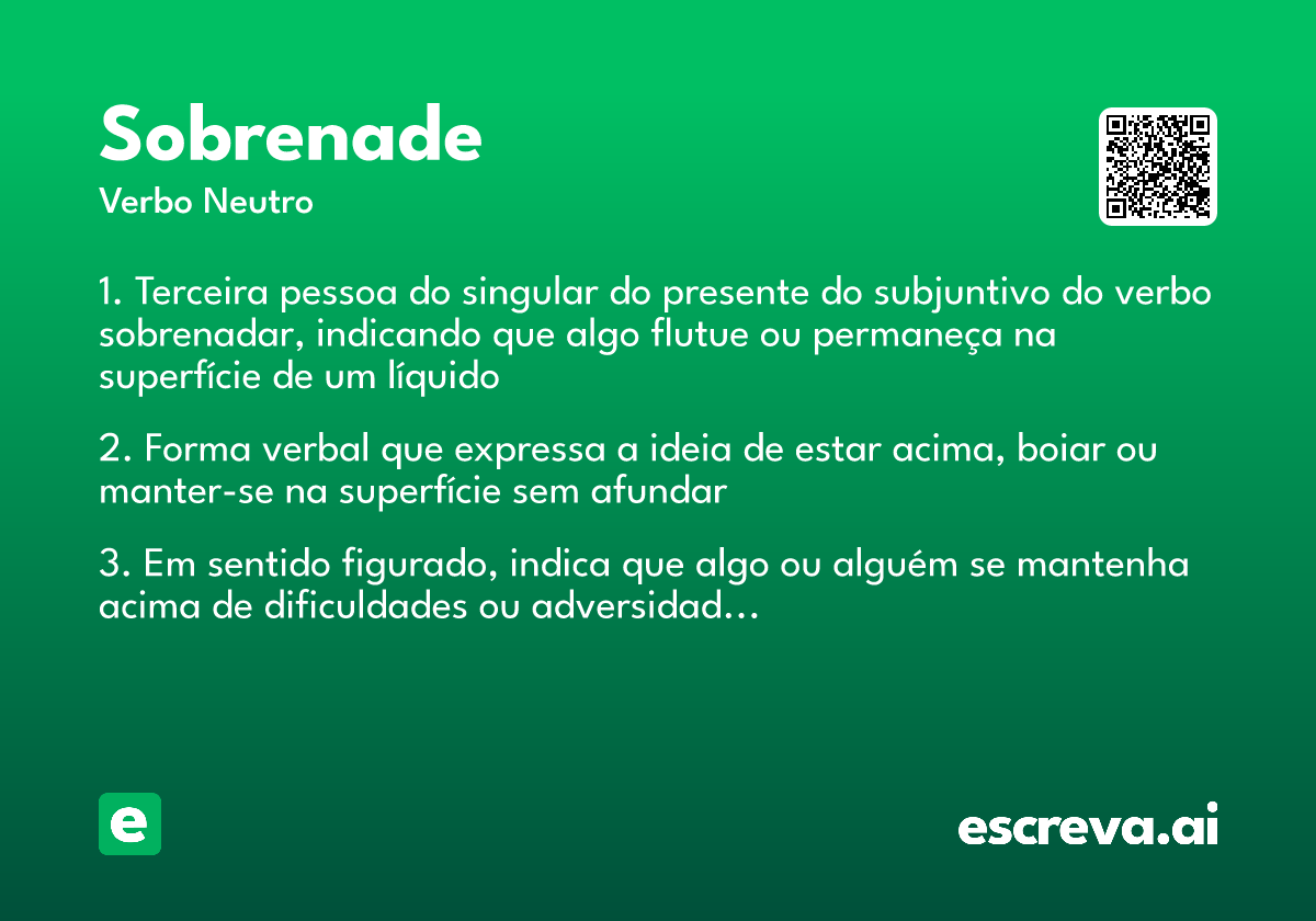 sobrenade