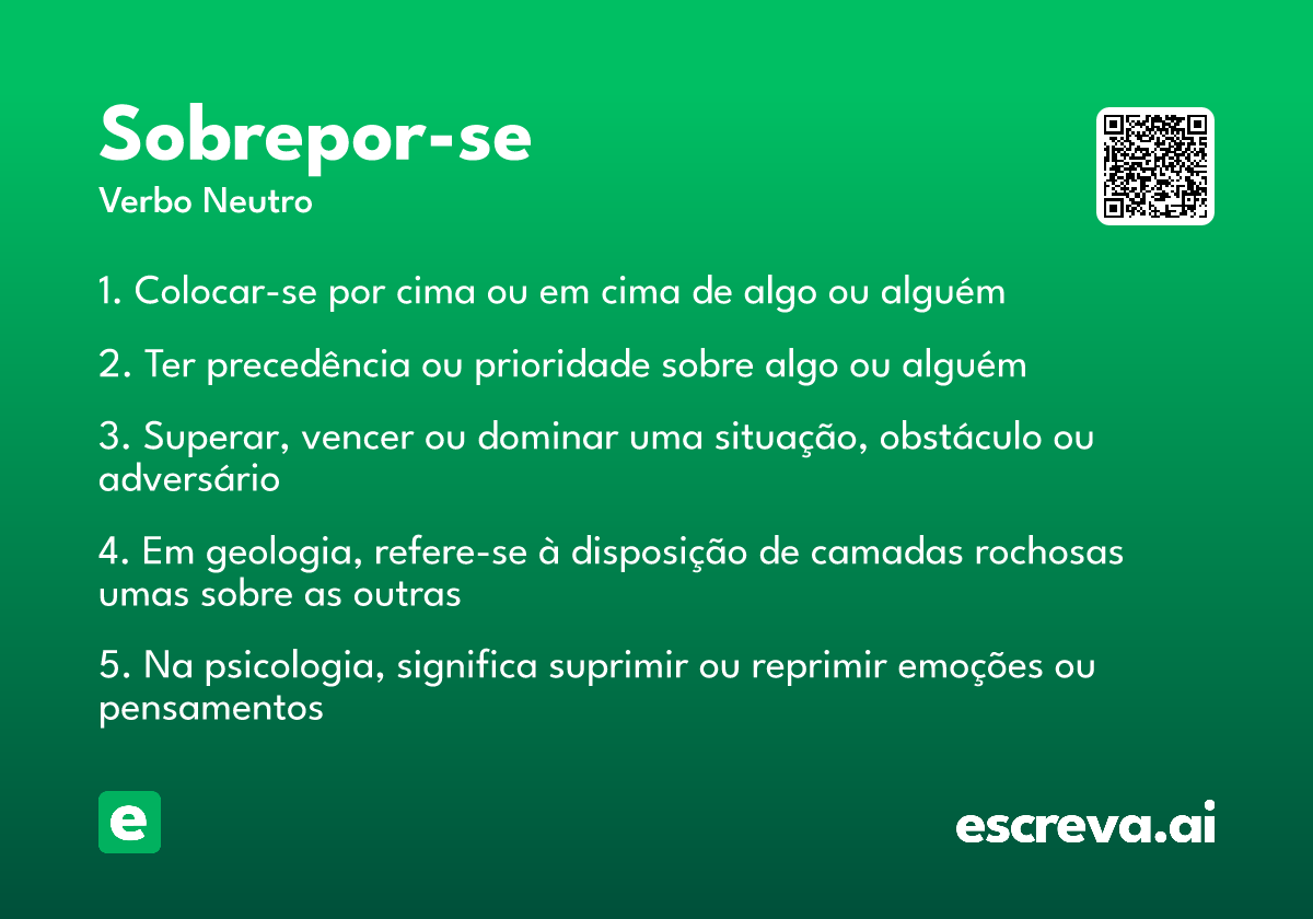 sobrepor-se