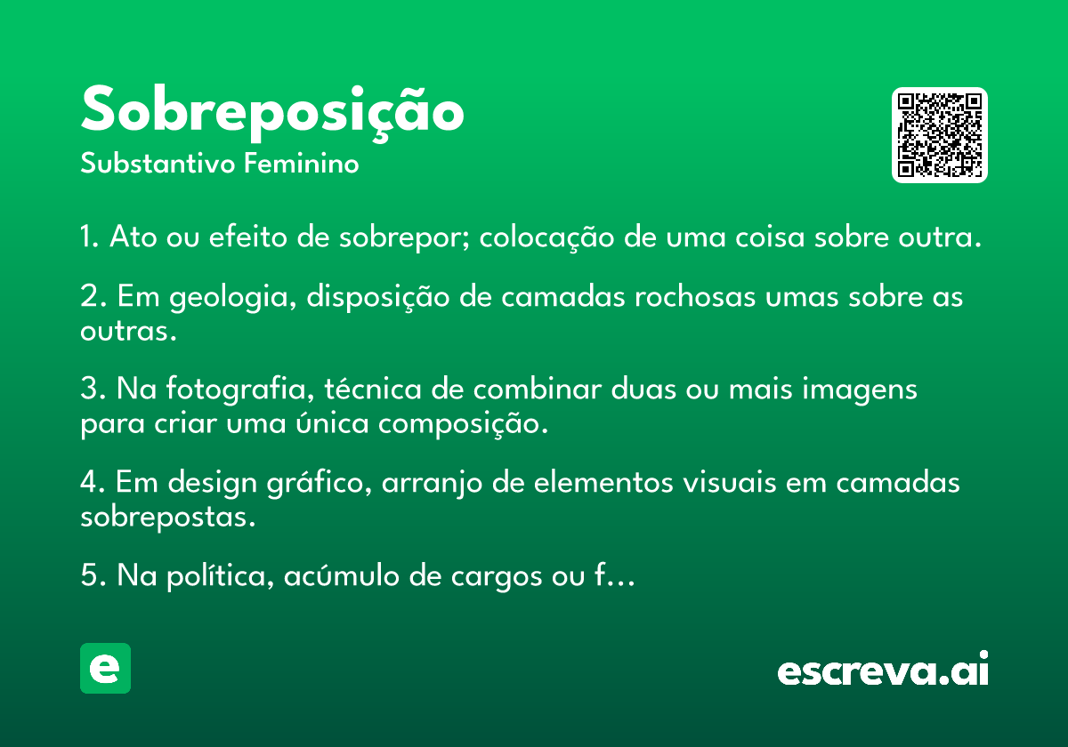 sobreposição