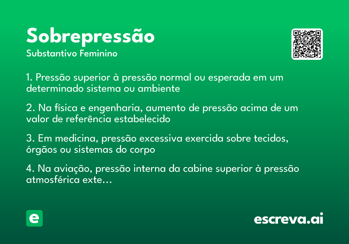 sobrepressão