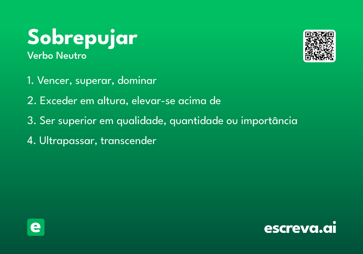 sobrepujar