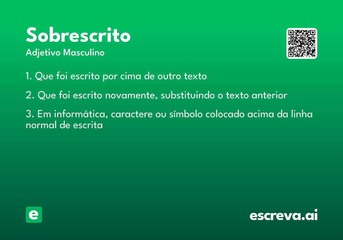 sobrescrito