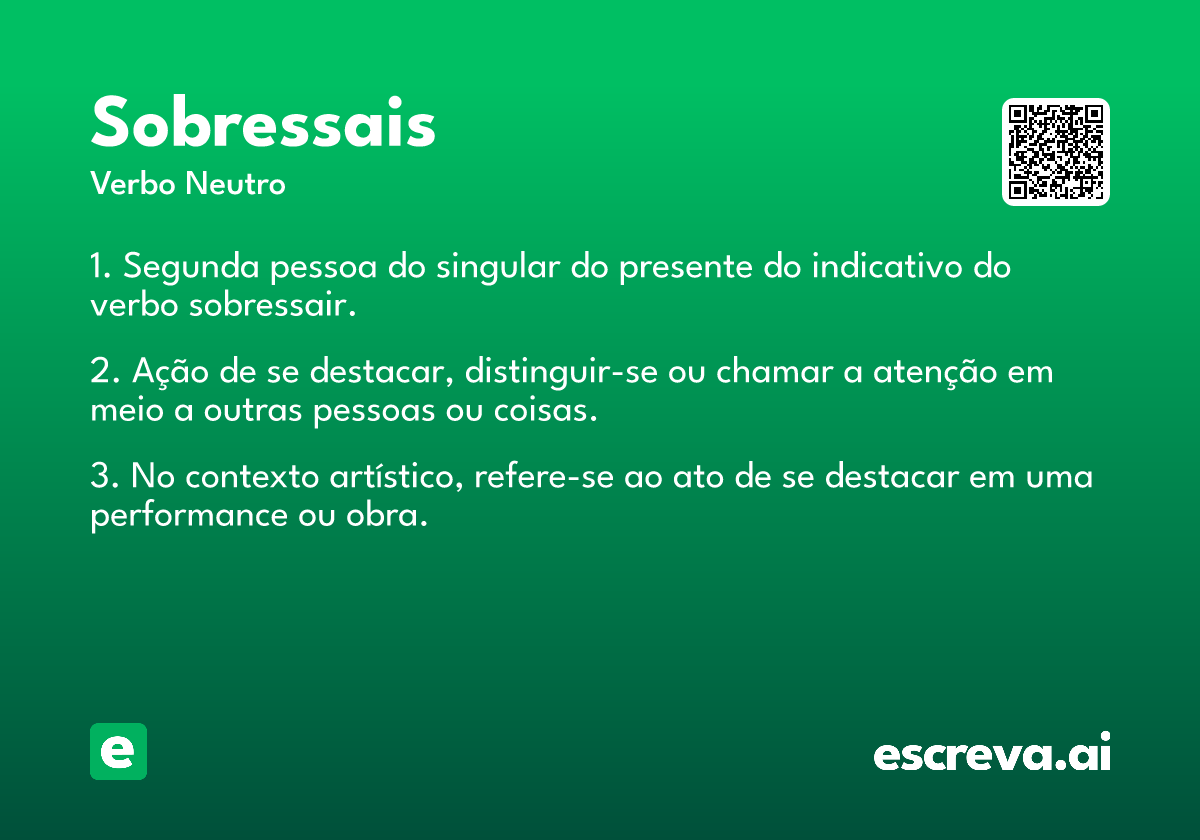 sobressais