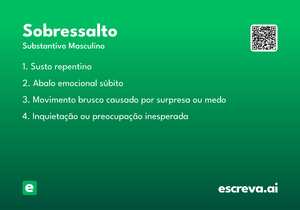 sobressalto