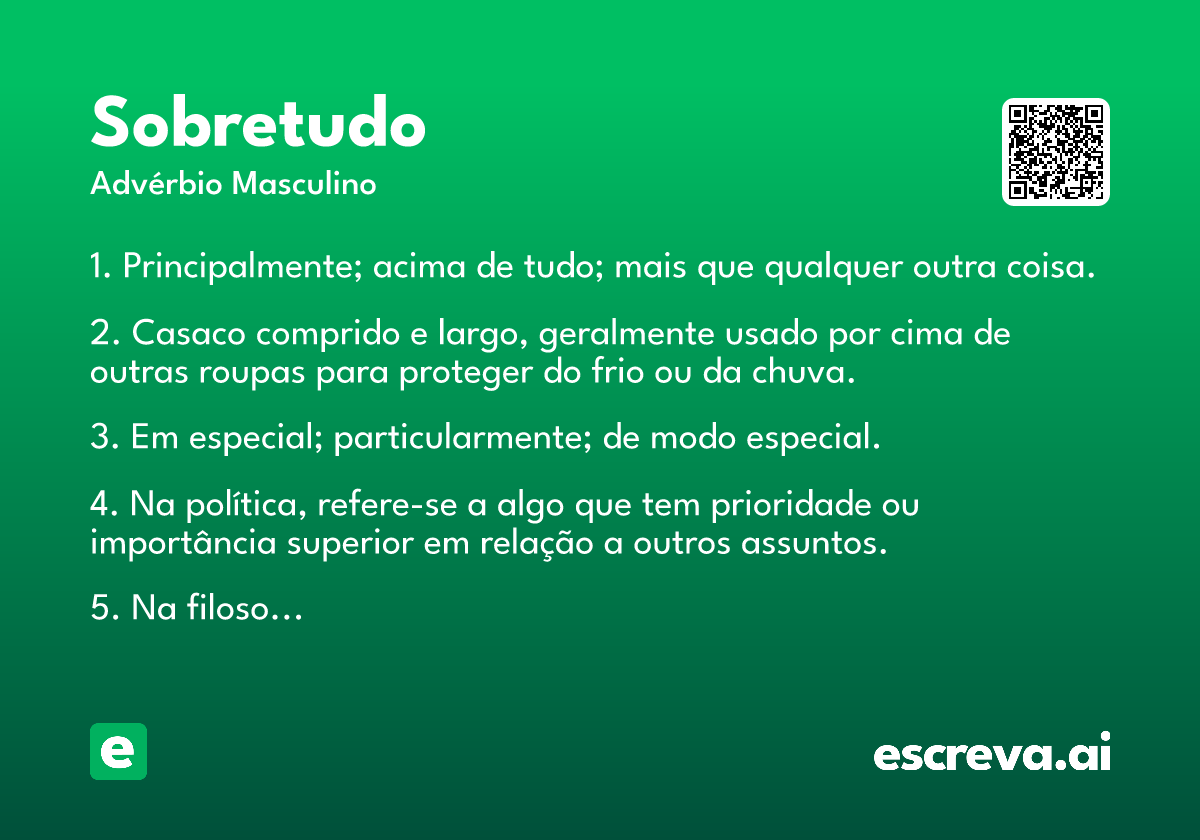 sobretudo