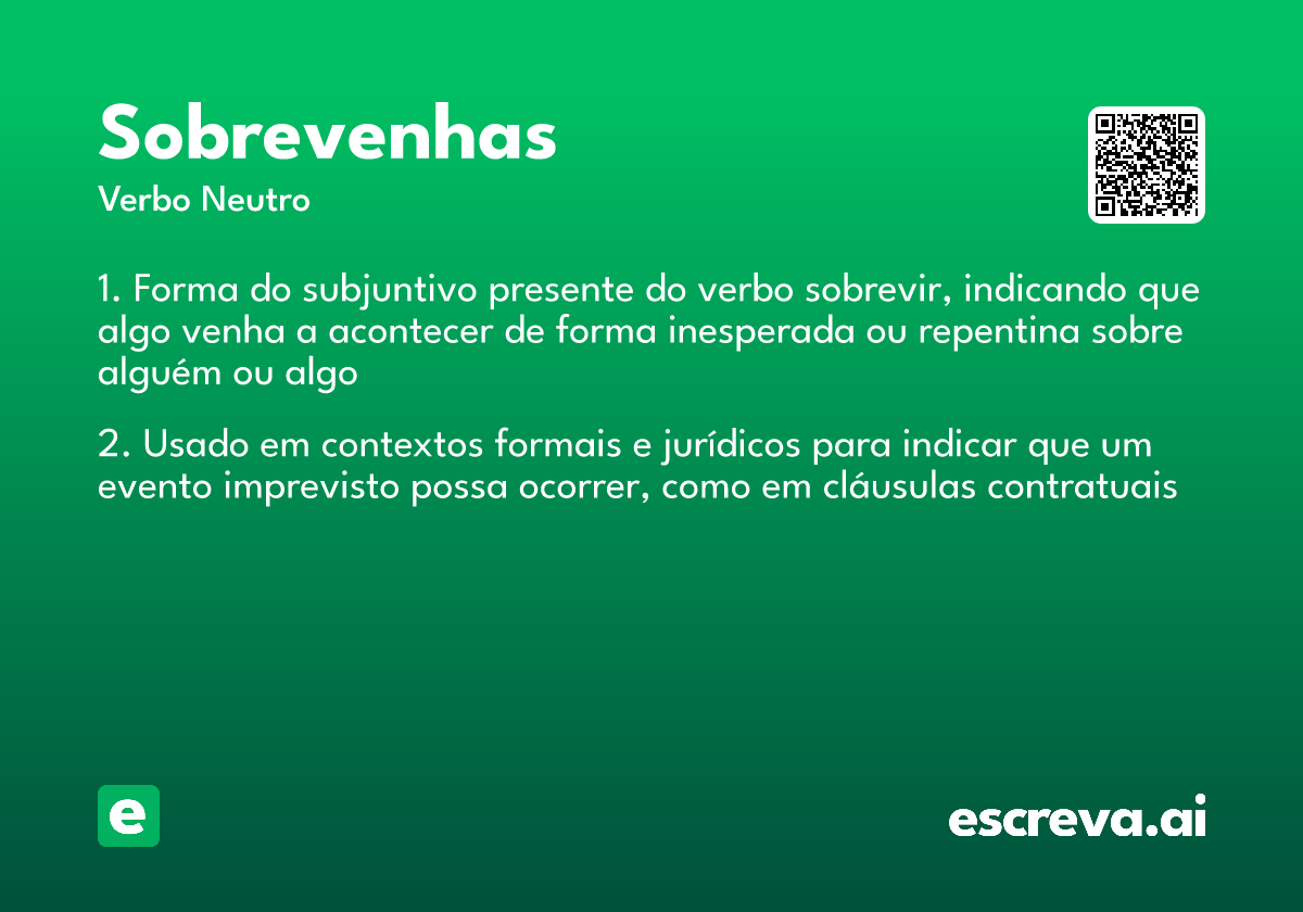 sobrevenhas