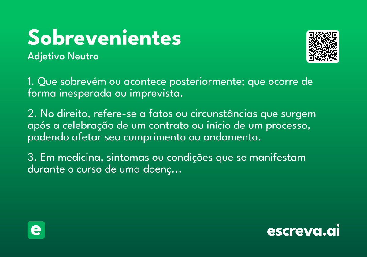 sobrevenientes