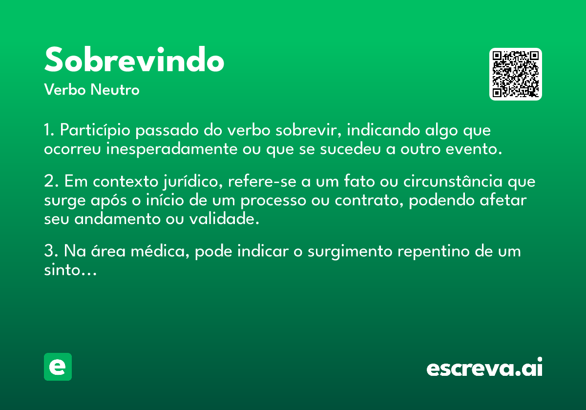 sobrevindo