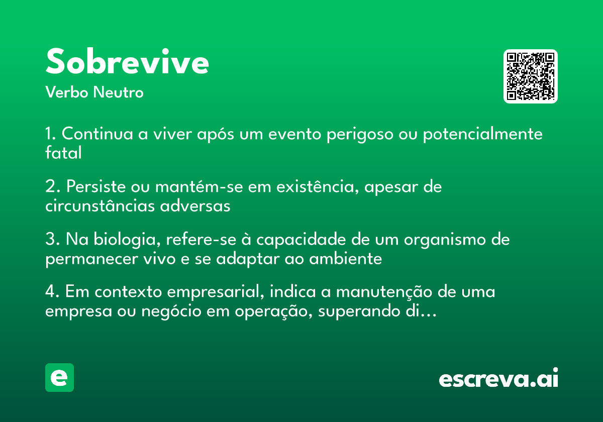 sobrevive