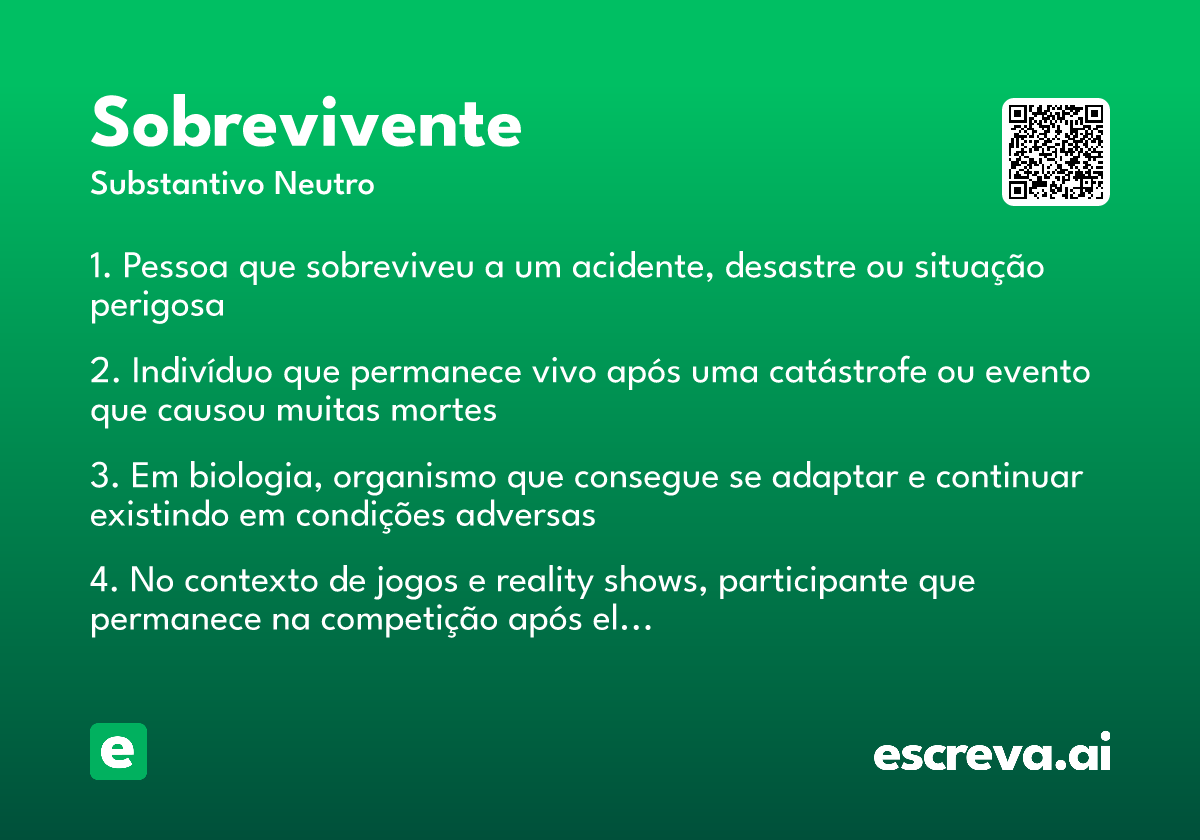 sobrevivente