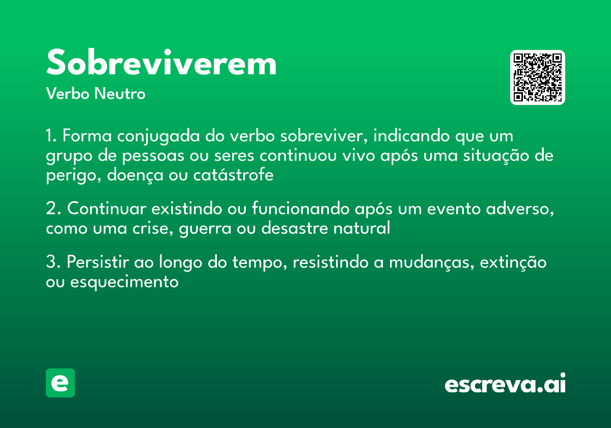 sobreviverem