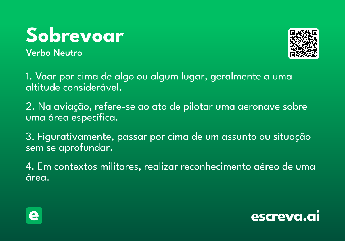 sobrevoar