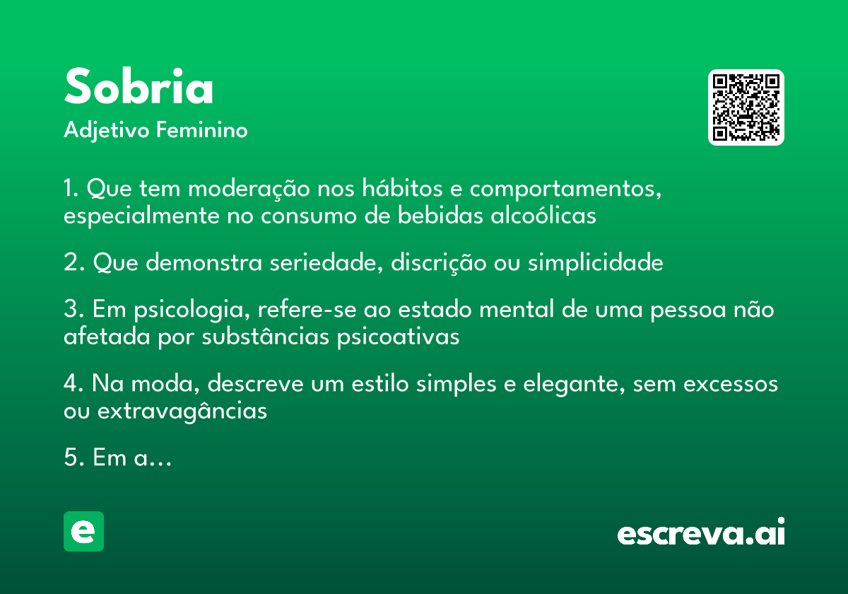 sobria
