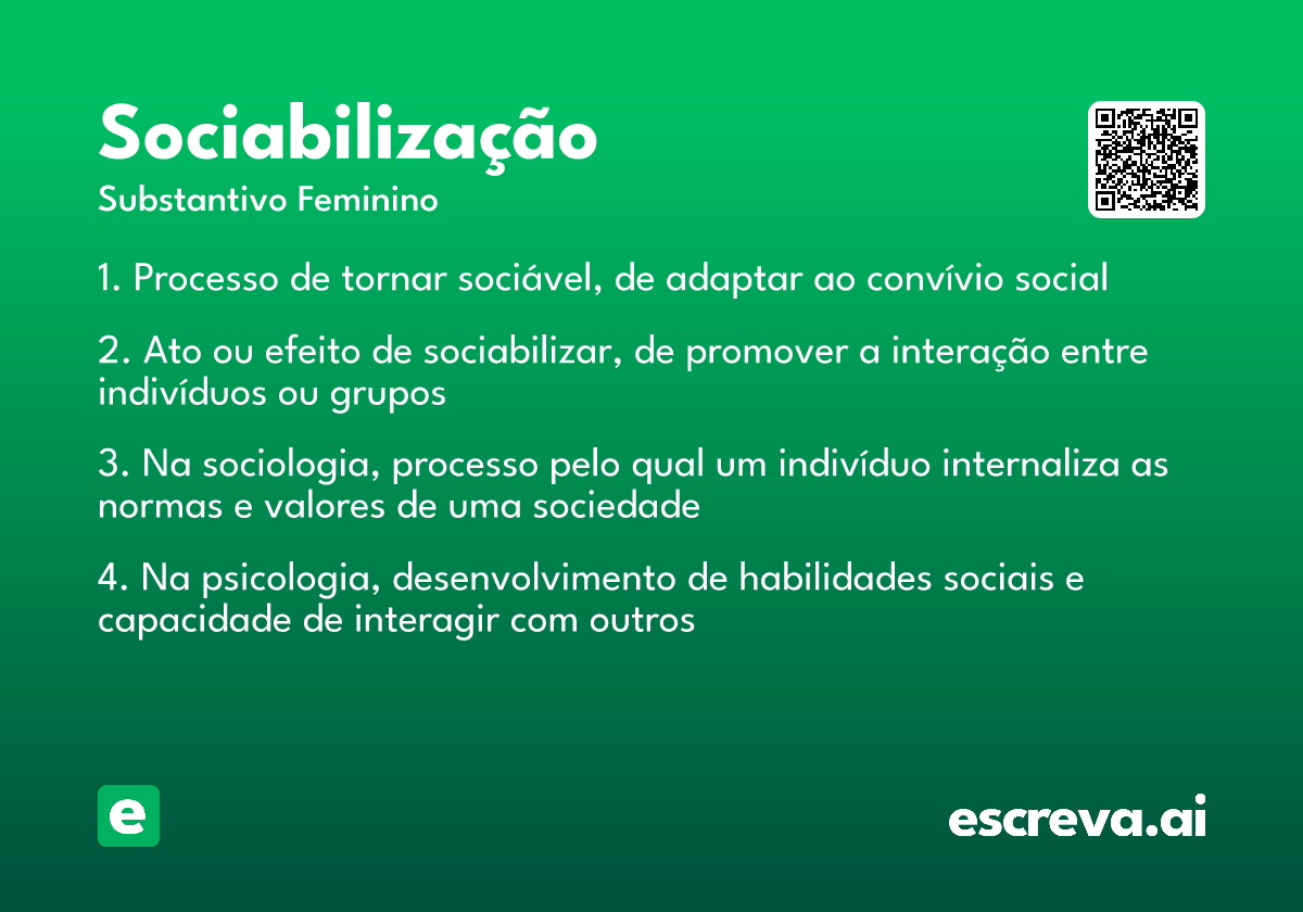 sociabilização