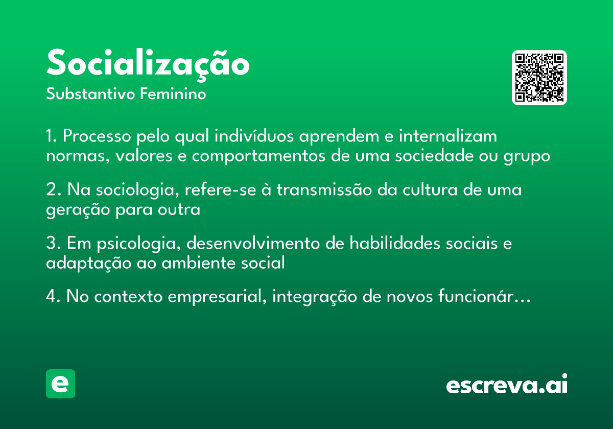 socialização