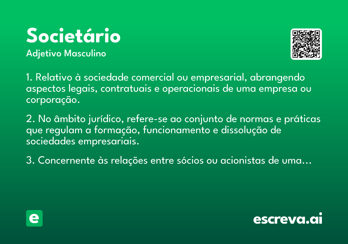 societário