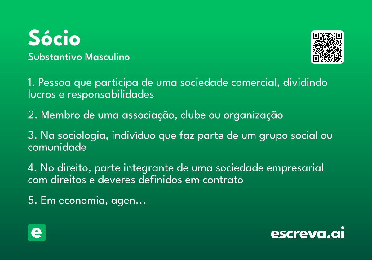 sócio