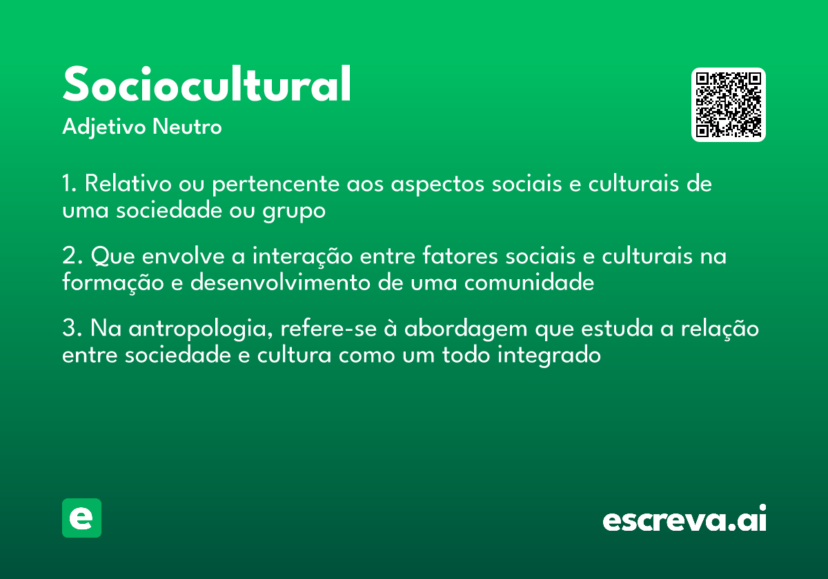 sociocultural