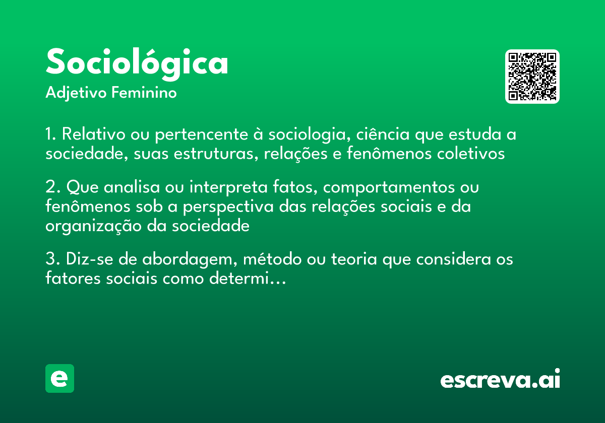 sociológica