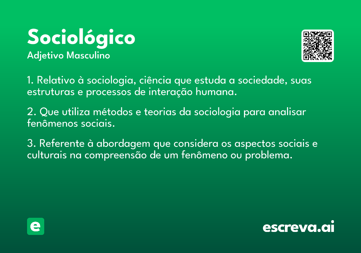 sociológico